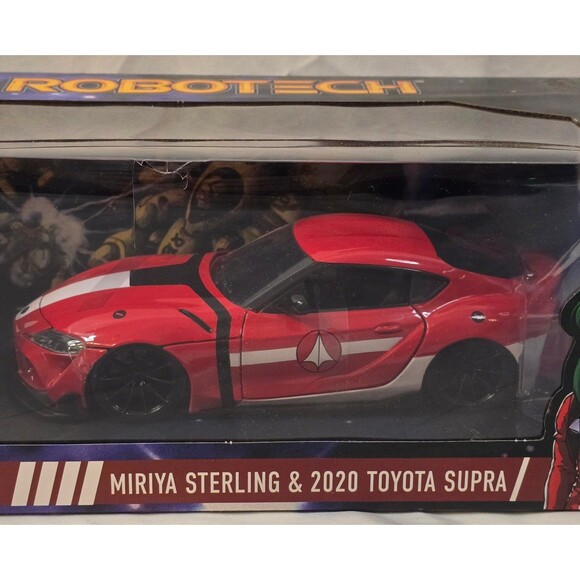Robotech Miriya Sterling & 2020 Toyota Supra Die-Cast  Toyota Official License - Picture 2 of 5